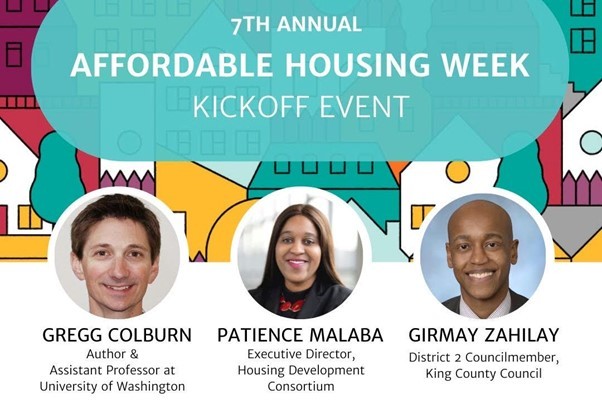 Affordable Housing Week Kickoff Event flyer