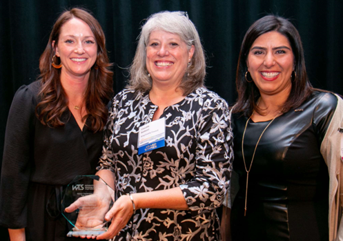 I was pleased to join Diana Giraldo, WTS Puget Sound/Seattle Chapter President, and Kate Elliott, Chapter Vice-President, for the award presentation