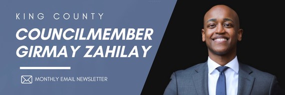 Girmay Zahilay e-news email banner