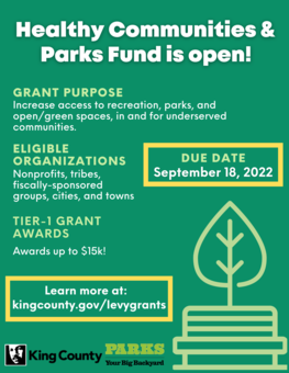 parks fund flyer