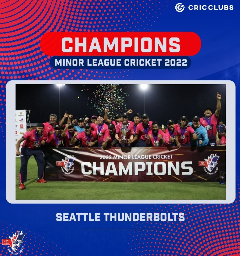 Seattle Thunderbolts are champions