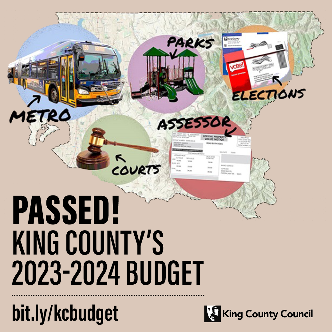 King County budget graphic