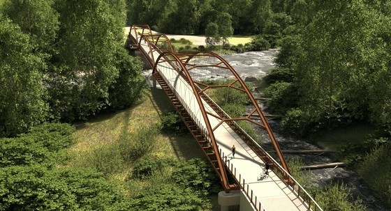 Foothills Trail bridge