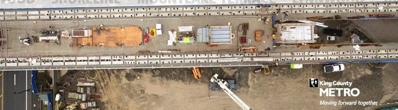 Link construction - aerial view