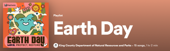 Earth Day spotify list