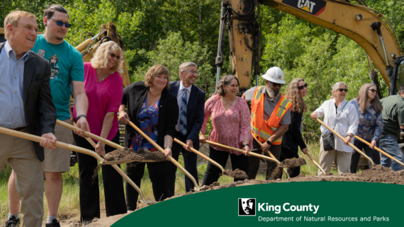 Group at a ground breaking