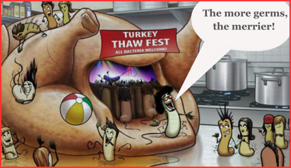 Turkey Thaw Fest cartoon