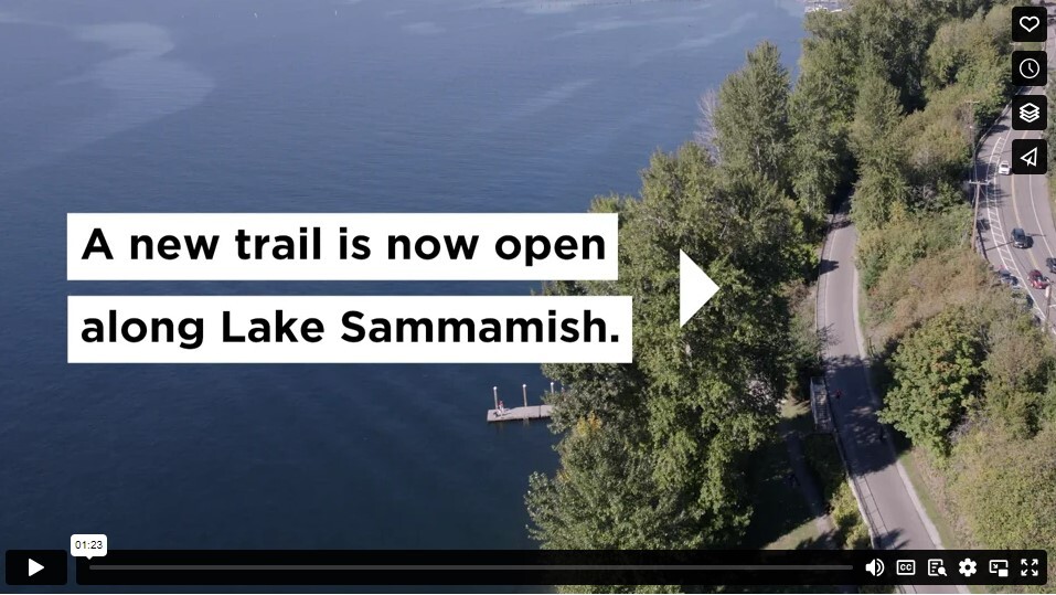 East Lake Sammamish Trail video