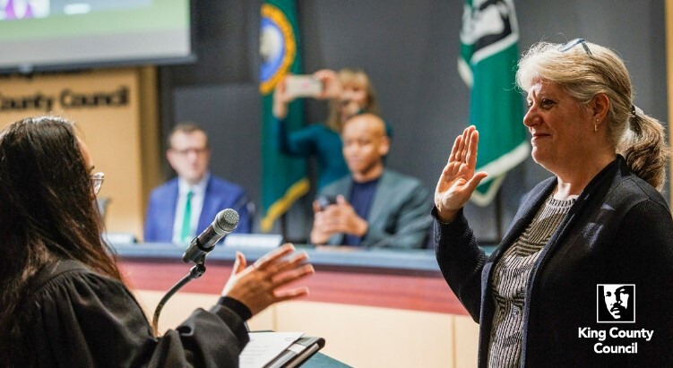 Swearing In at King County Council