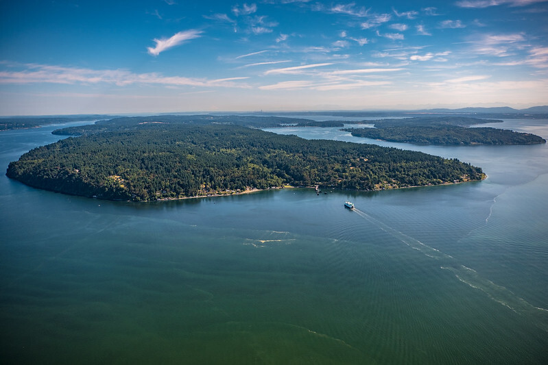 ferry approaching Vashon