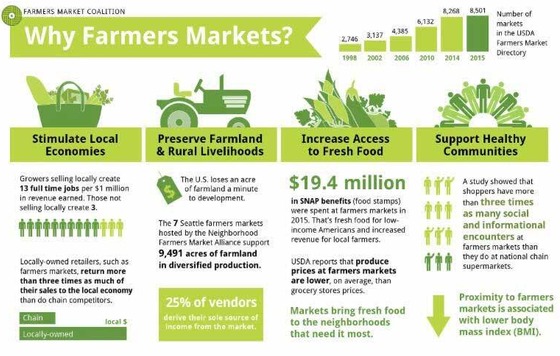 Famers Markets Infographic