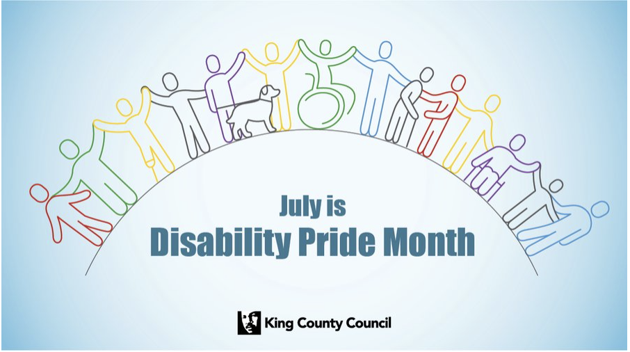 Disability Pride Month Graphic