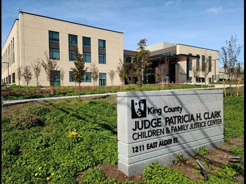 Exterior of Judge Patricia H. Clark Children and Family Justice Center