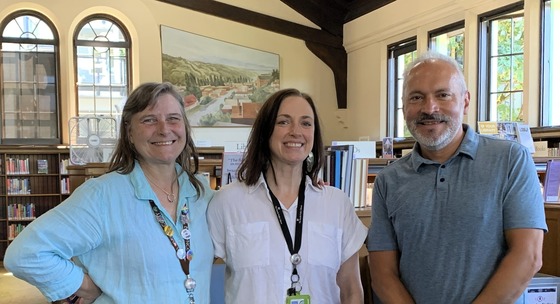 Fremont Library Staff with Jorge