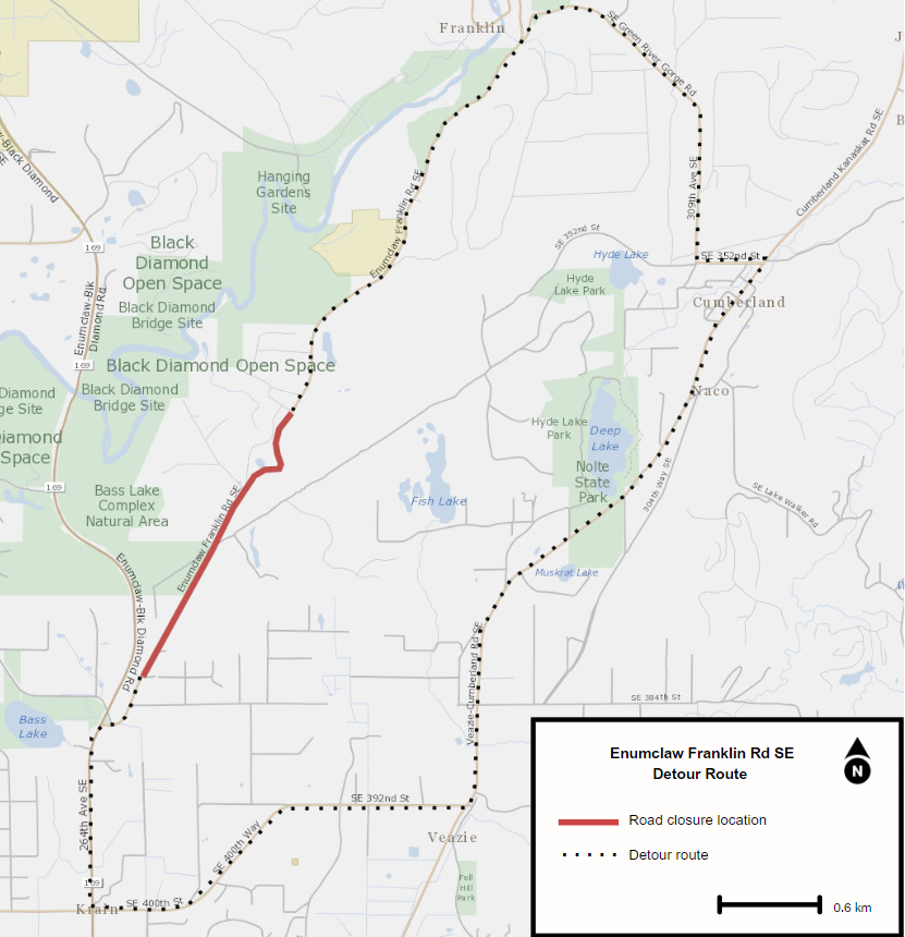Enumclaw Franklin Detour 