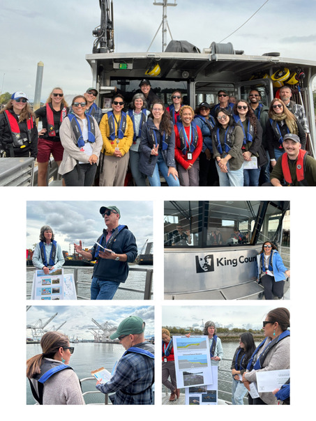 Councilmember Mosqueda and team on Sound Guardian tour