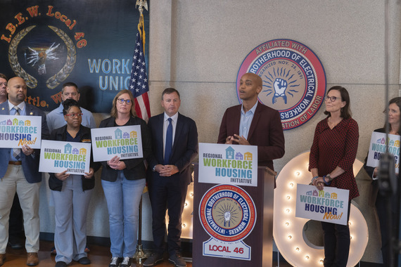 Regional Workforce Housing Initiative press conference photo