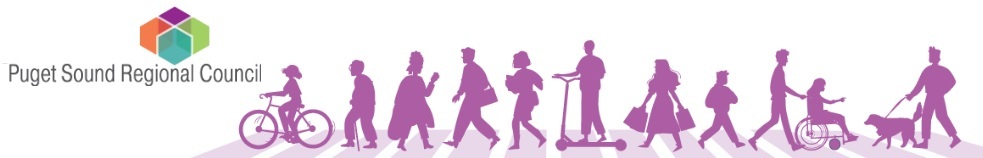 A graphic showing different kinds of people crossing a street on foot and wheels