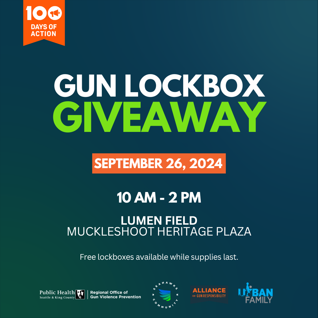 A graphic with details about the lockbox giveaway