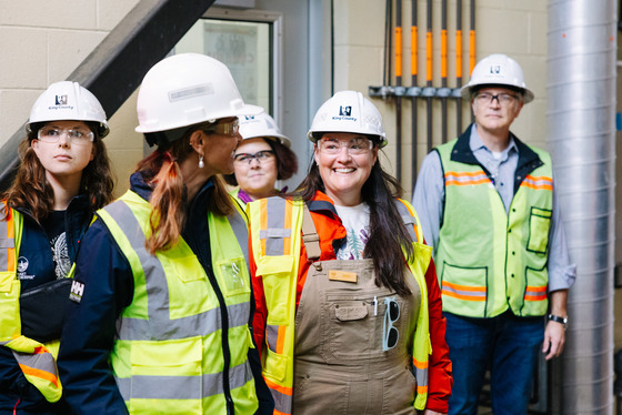 King County staff and members of Puget Soundkeeper Alliance tour Brightwater Treatment Plant.