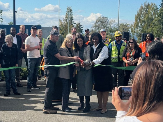 Ribbon Cutting College Way in Kent