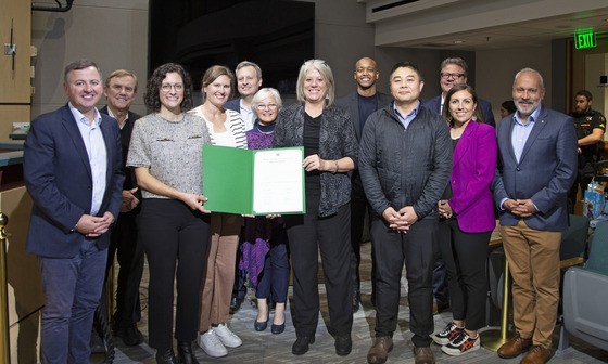 King County Councilmembers with staff who work with the Supported Employment Program