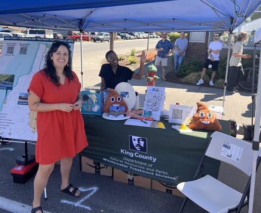 King County WTD Booth at 2024 Strawberry Festival