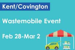 Wastemobile event: Kent/Covington - Feb. 28 - Mar 2, 2025