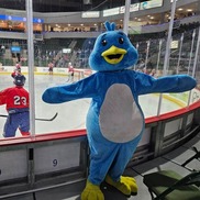 Emery at hockey game 