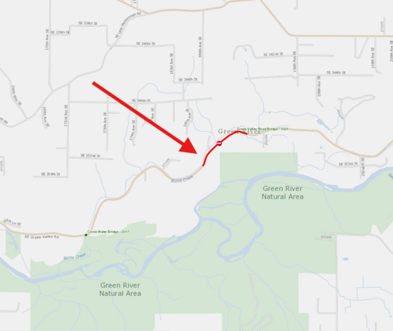 Green River rd closure