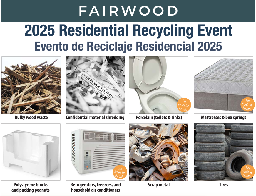 Fairwood Recycling Event
