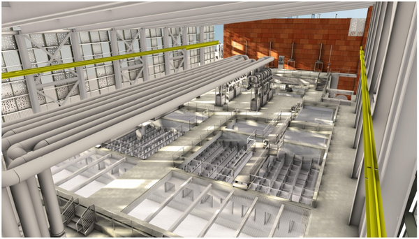 A rendering of the future EWWTS facility