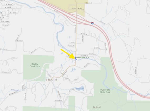 edgewick bridge location