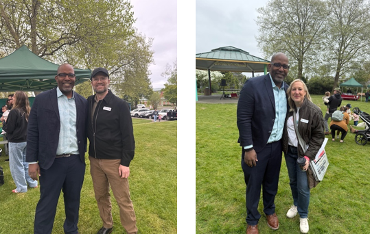 CM Quinn with Mayor and Deputy Mayor
