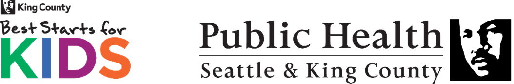 King County Department of Public Health AND Best Starts for Kids logo