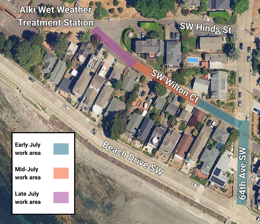 Alki generator - July 2025 Wilton Ct work area