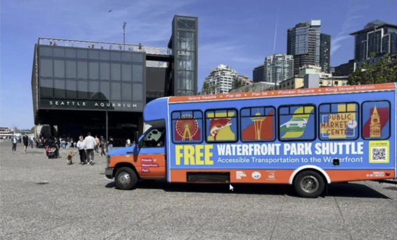 July 2025 - Catch a Ride on the Free Waterfront Shuttle