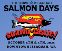 Logo for Issaquah's Salmon Days Festival