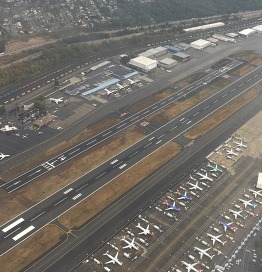 Aerial view of runways - Sept 2025