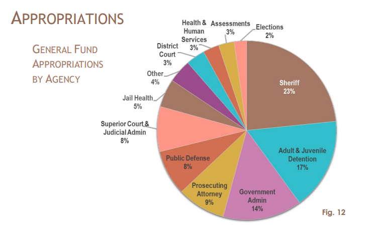general fund pie chart
