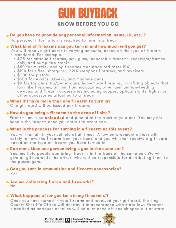 Gun buy back drive thru 2