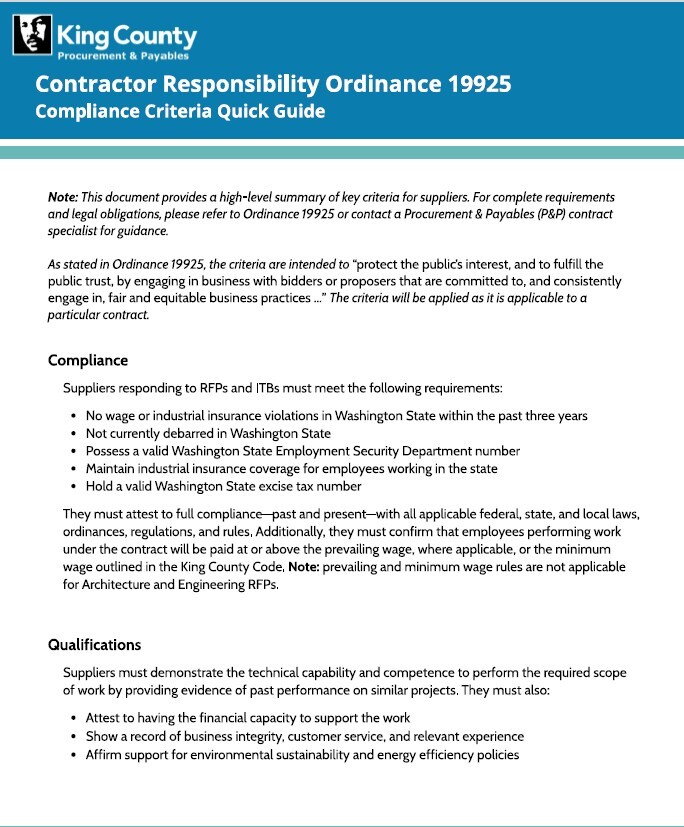 Responsible Contracting 1