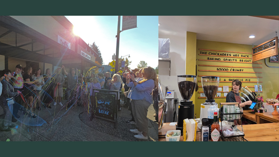 Chickadee Bakeshop Ribbon Cutting