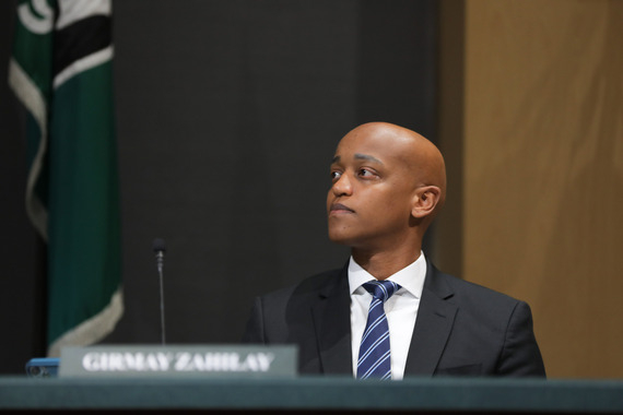 Photo of CM Zahilay at the dais