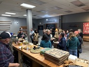 salvaged lumber gathering