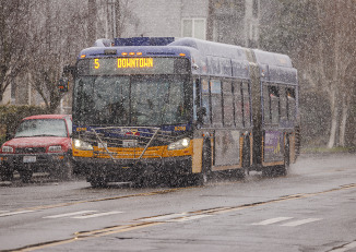 Winter travel King County Metro