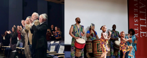 Performers and Councilmembers at the Martin Luther King Jr Event.