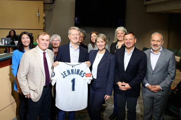Councilmembers with Ken Jennings.