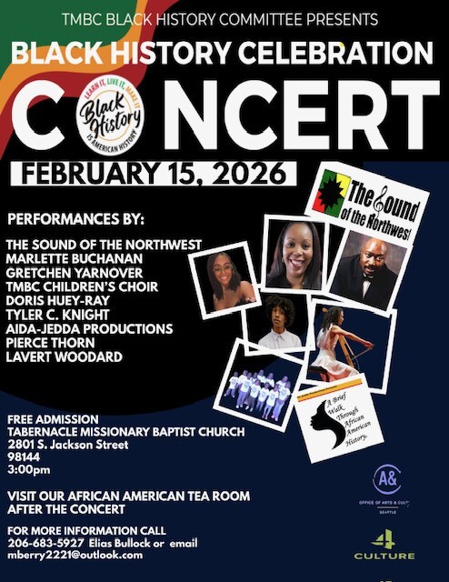 Black History Concert Flyer 