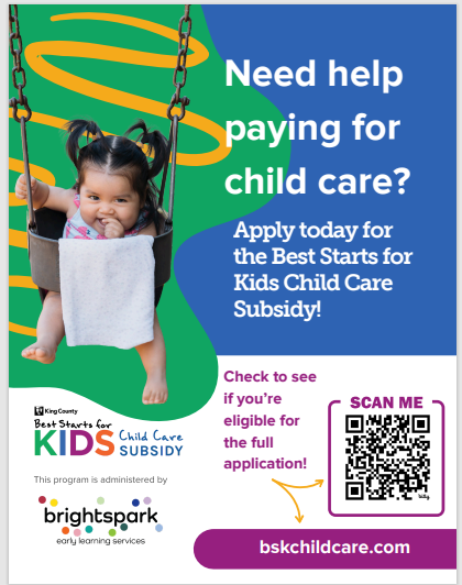 BSK child care subsidy poster